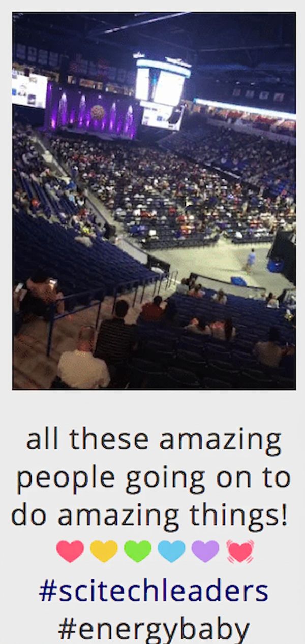 Social media post 1 from Summit delegates and parents