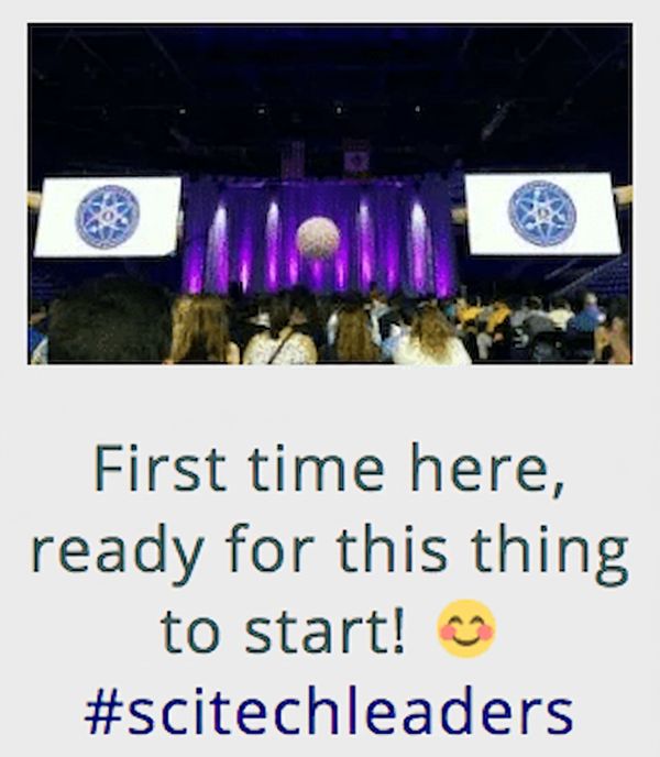 Social media post 1 from Summit delegates and parents
