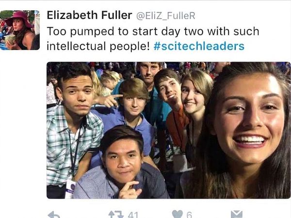 Social media post 2 from Summit delegates and parents